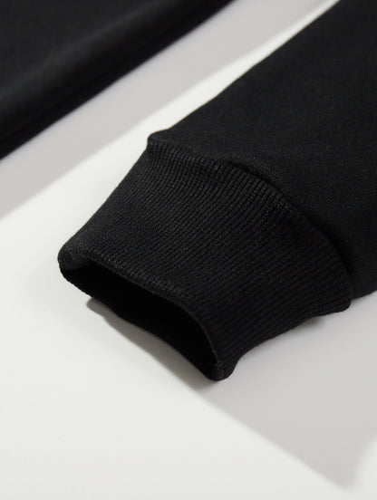 Jesus Died For Me Now I Live For Him Men's Hoodie – Loose Fit Cotton Blend Casual Sweatshirt