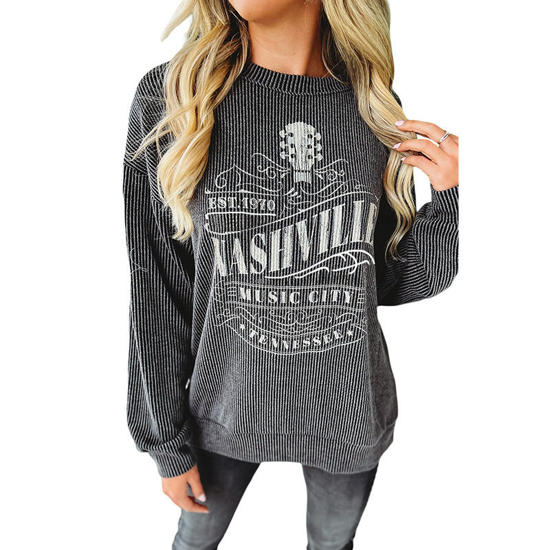 Nashville Music City Sweatshirt – Retro Vibes & Casual Cool