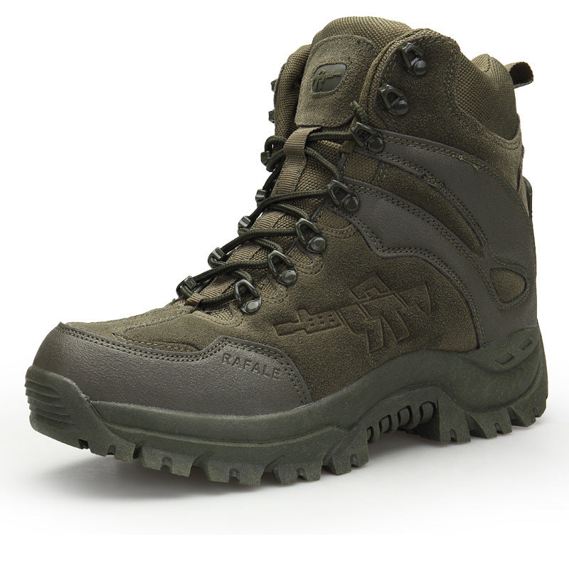 Men’s Tactical Military Combat Boots | Suede & Mesh Desert Boots Outfit