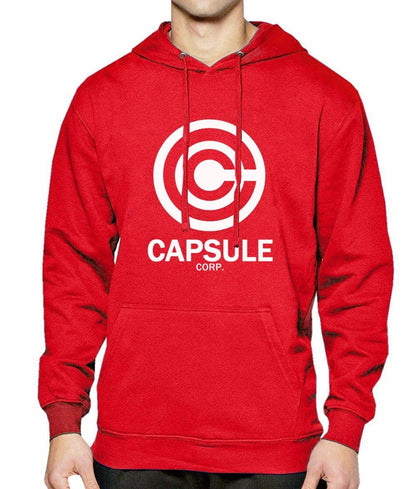 Capsule Corp Men's Hoodie – Classic Hip Hop Style with Printed Design