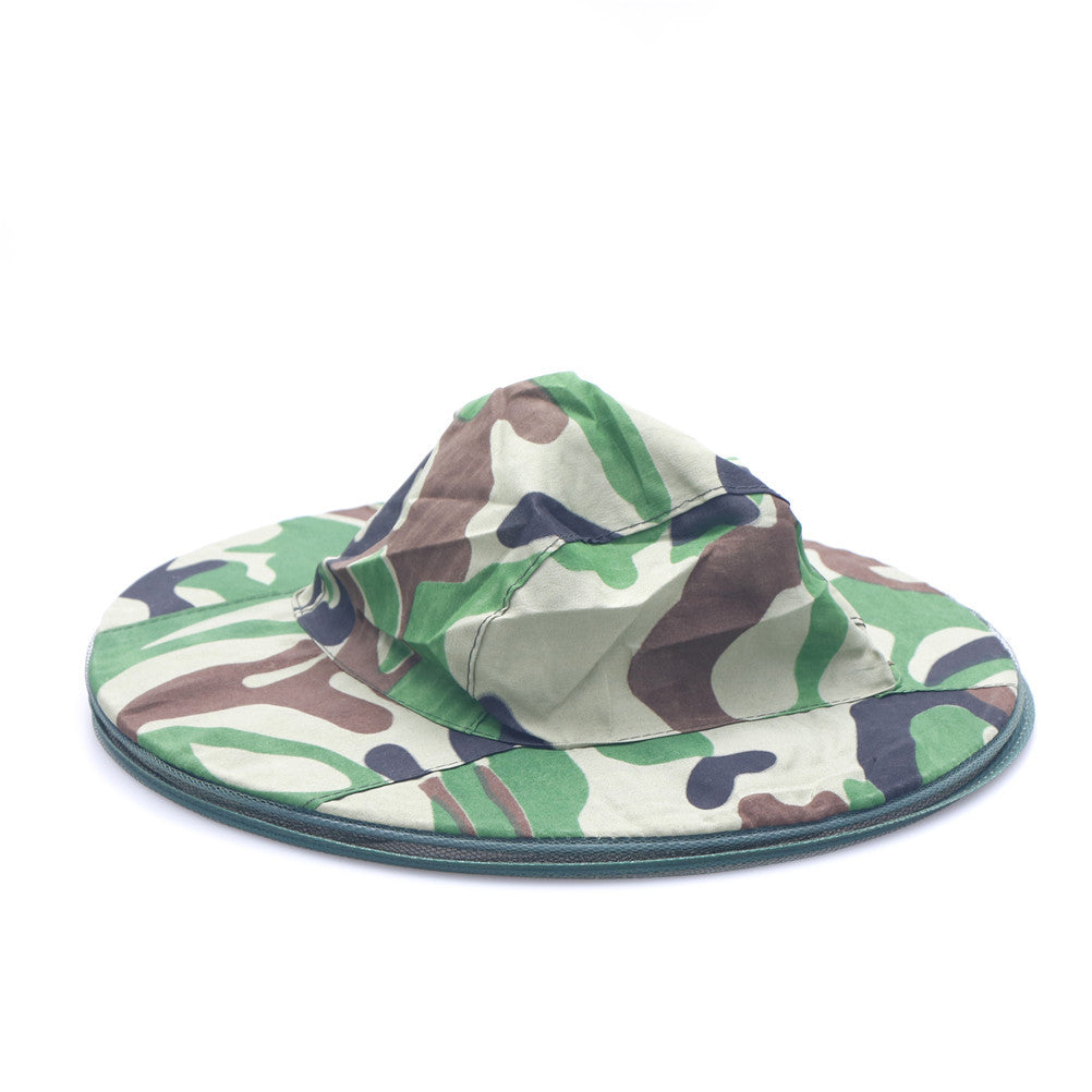 Insect Bugs Bee Mosquito Head Face Protector Camouflage Mesh Hat