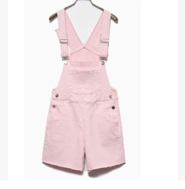 Jupiter Style Casual Summer Denim Overall Jumpsuit For Women