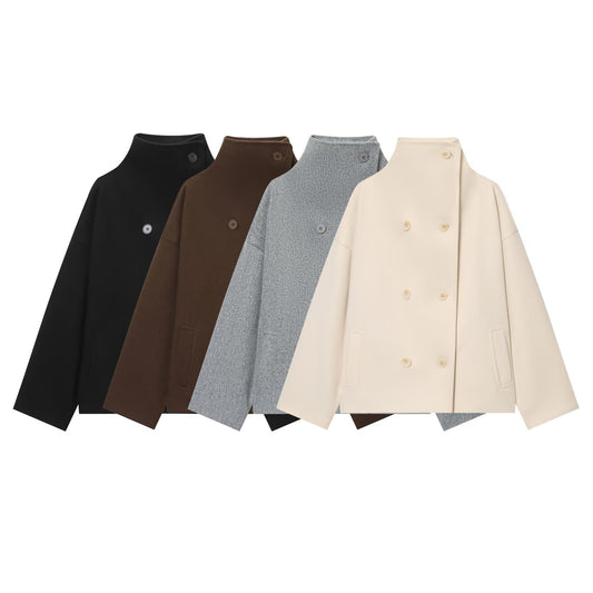 Lightweight Suit Collar Down Cotton Padded Coats