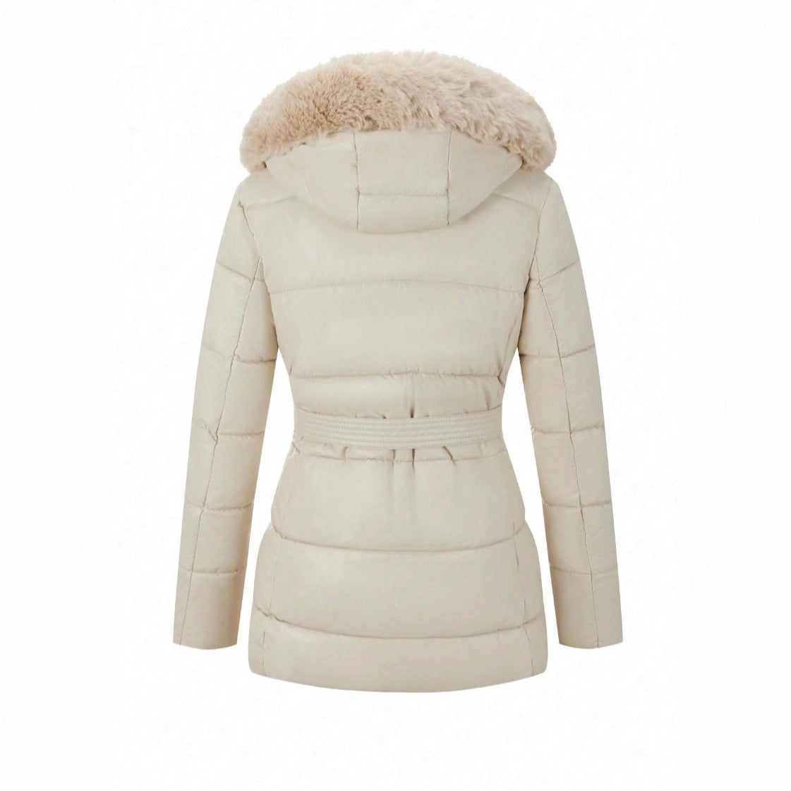 New Streetwear Style Stand Collar Cotton Filled Puffy Coats