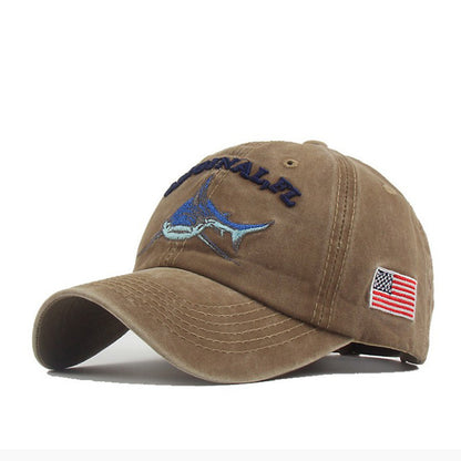 Vintage Ocean Gate Safety Technician Distressed Baseball Cap