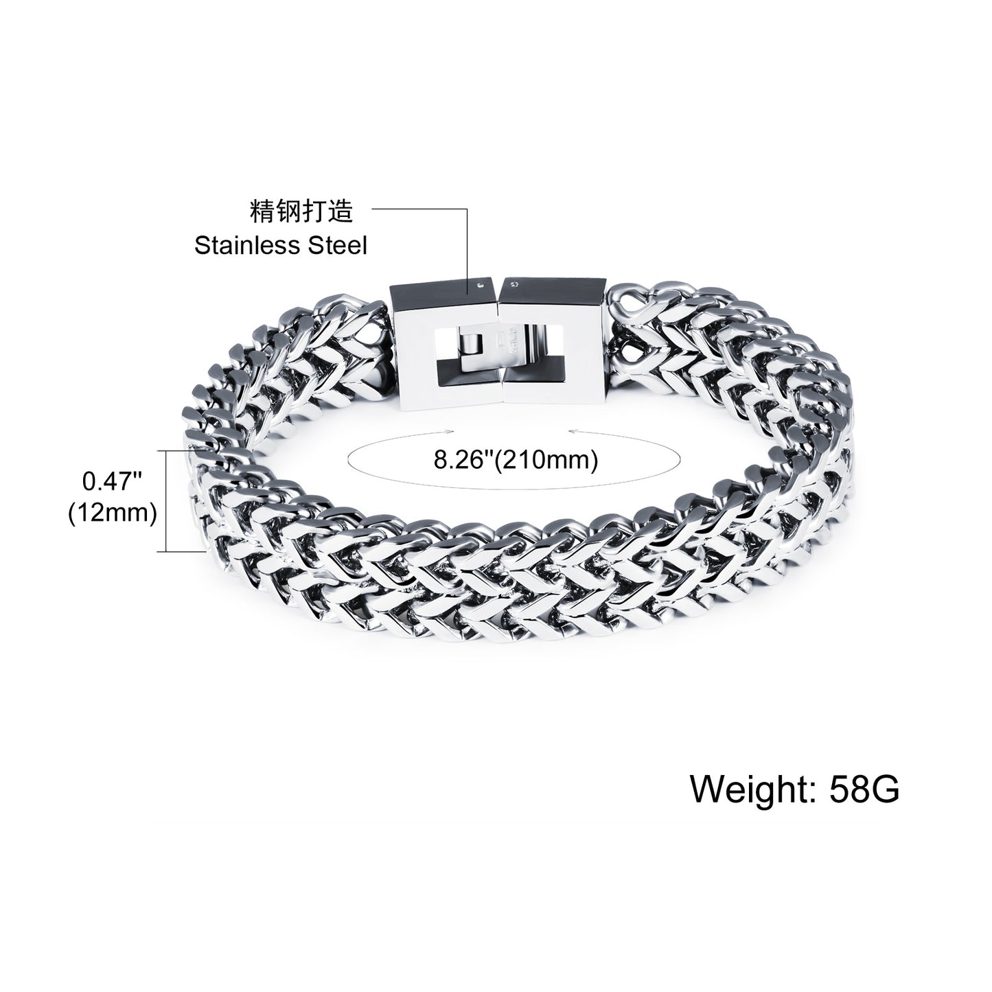 N790 Titanium Steel Bracelet – Men’s Durable Bracelet for Everyday & Stylish Wear