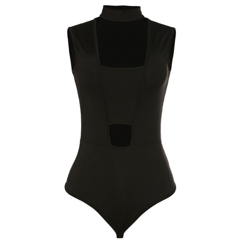 Women Ethnic Style Square Neck Sleeveless Jumpsuits