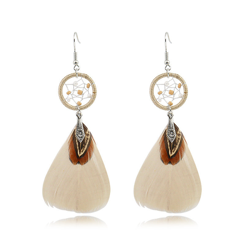 Earrings Boho Feather Statement Jewelry Accessories Trend 2025