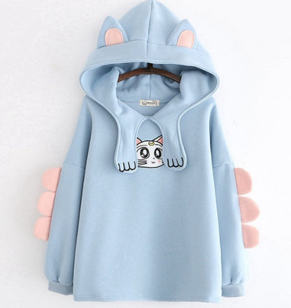 Merry Pretty Women's Cotton Hoodie – Cozy & Stylish Pullover Sweatshirt