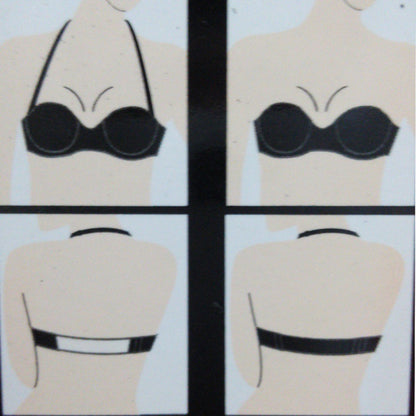 Women’s Gathering Silicone Strapless Bra – Soft Steel Ring, Cotton Lining & Natural Shape Support