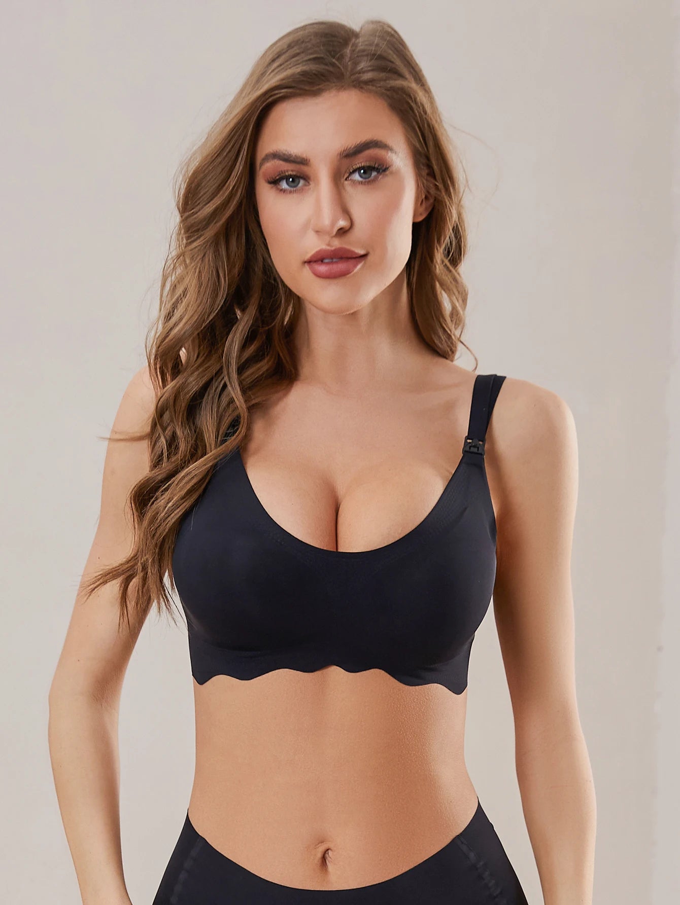 Maternity Nursing Bra – Wire-Free Adjustable Breastfeeding Bra for Everyday Comfort