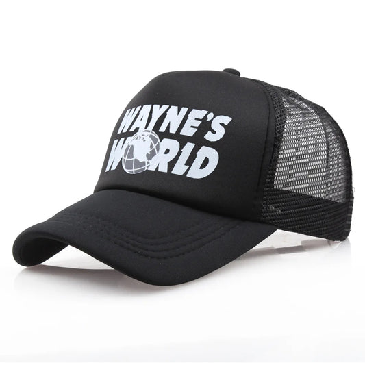 Wayne’s World Hat – Brand Snapback Cotton Baseball Cap for Men & Women, Hip Hop Dad Trucker Hat