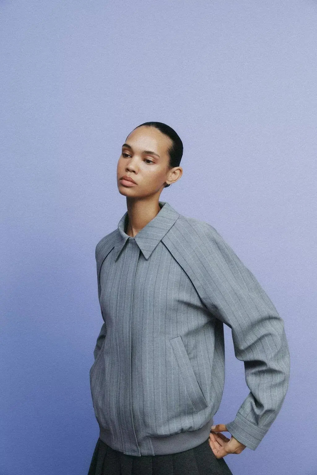 Women’s Lightweight Polyester Jacket – Casual Spring & Summer Coat