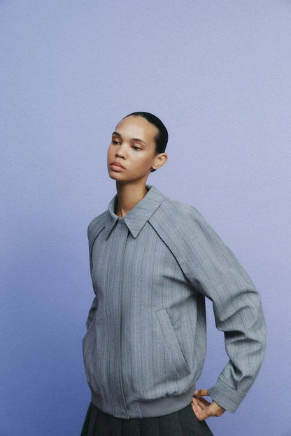 Women’s Lightweight Polyester Jacket – Casual Spring & Summer Coat