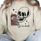 Plus Size Casual Skull Head Printed Crew Neck Sweatshirts