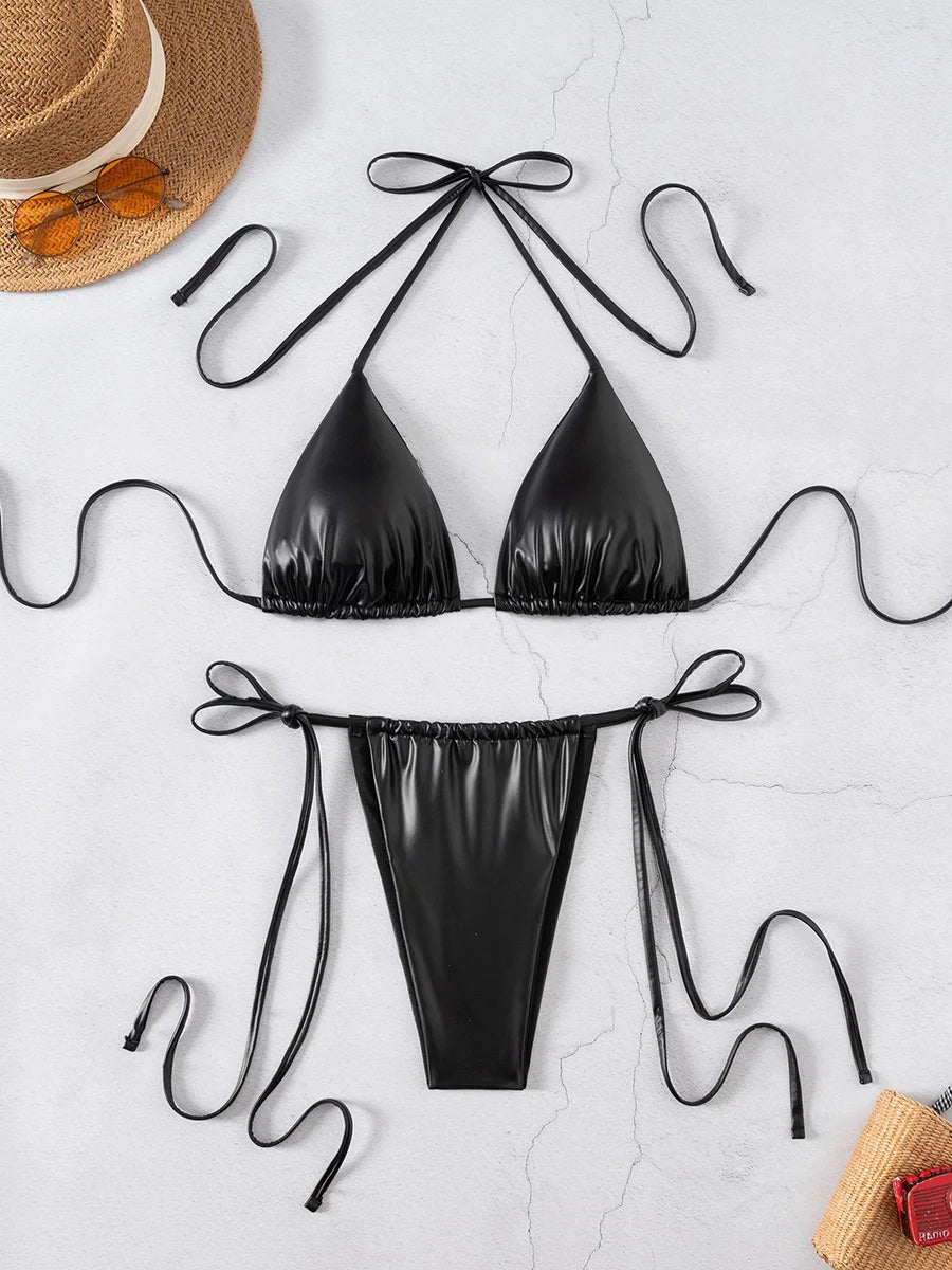 Classic Wire-Free Low Waist Bikini Set | Comfortable Swimwear 2025