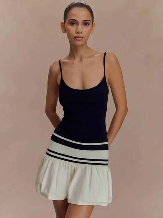 Striped Mini Dress | Bold Summer Party Dress & Club Outfit for Women