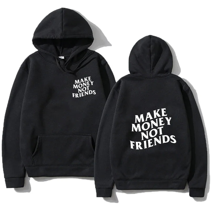 Funny "Need Money" Letter Print Hoodie – Oversized Sweatshirt for Men & Women, Casual Streetwear