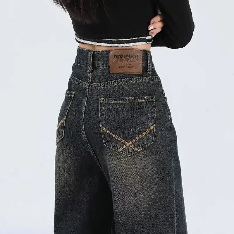 Street Fashion Wide Leg Jeans