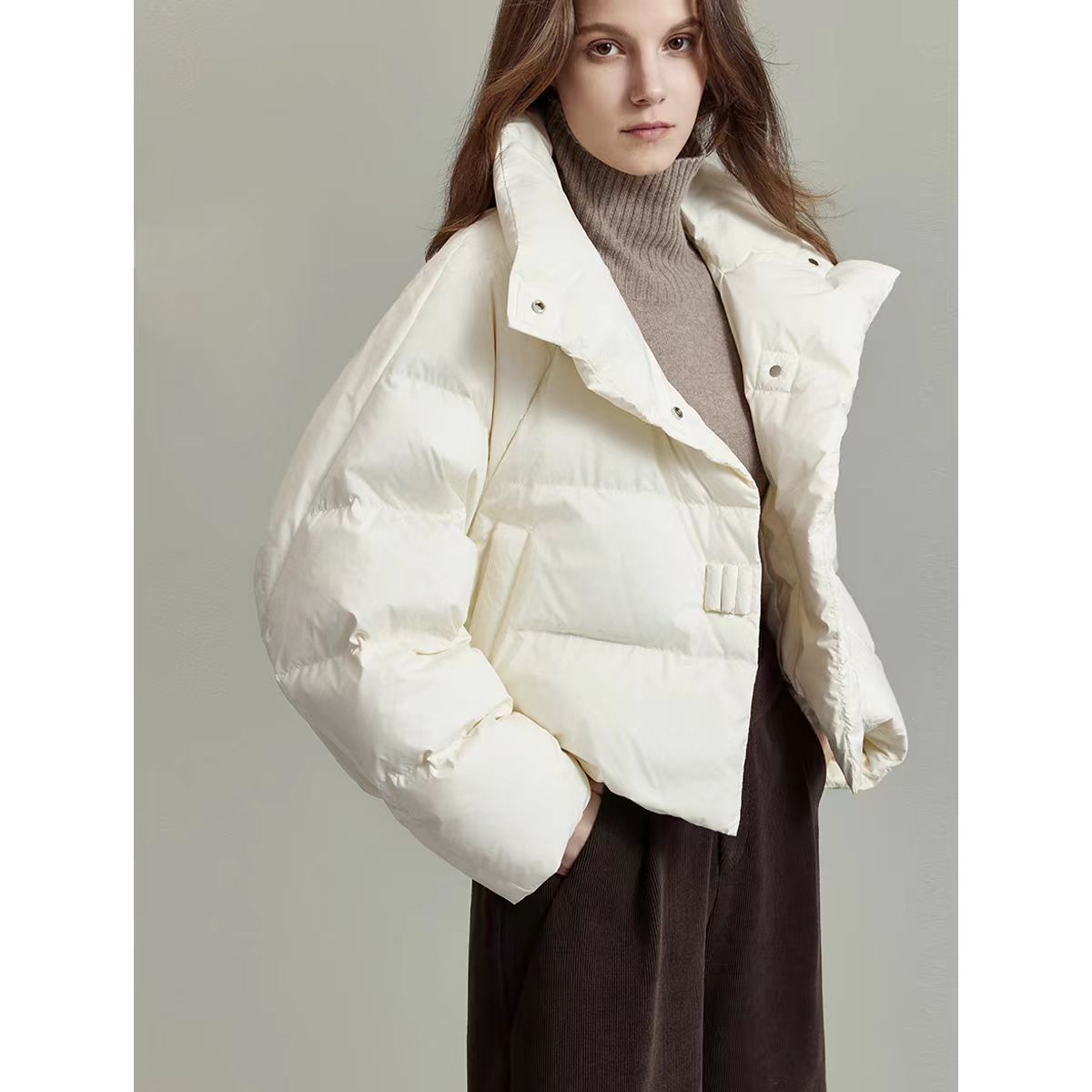 Short Cotton-Padded Coat – Puffer Jackets for Women Casual & Smart Winter Outfits