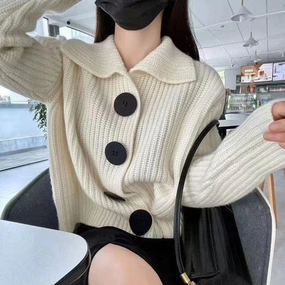 Special Collection Super Warm Loose Style Half Sweater Half Coat