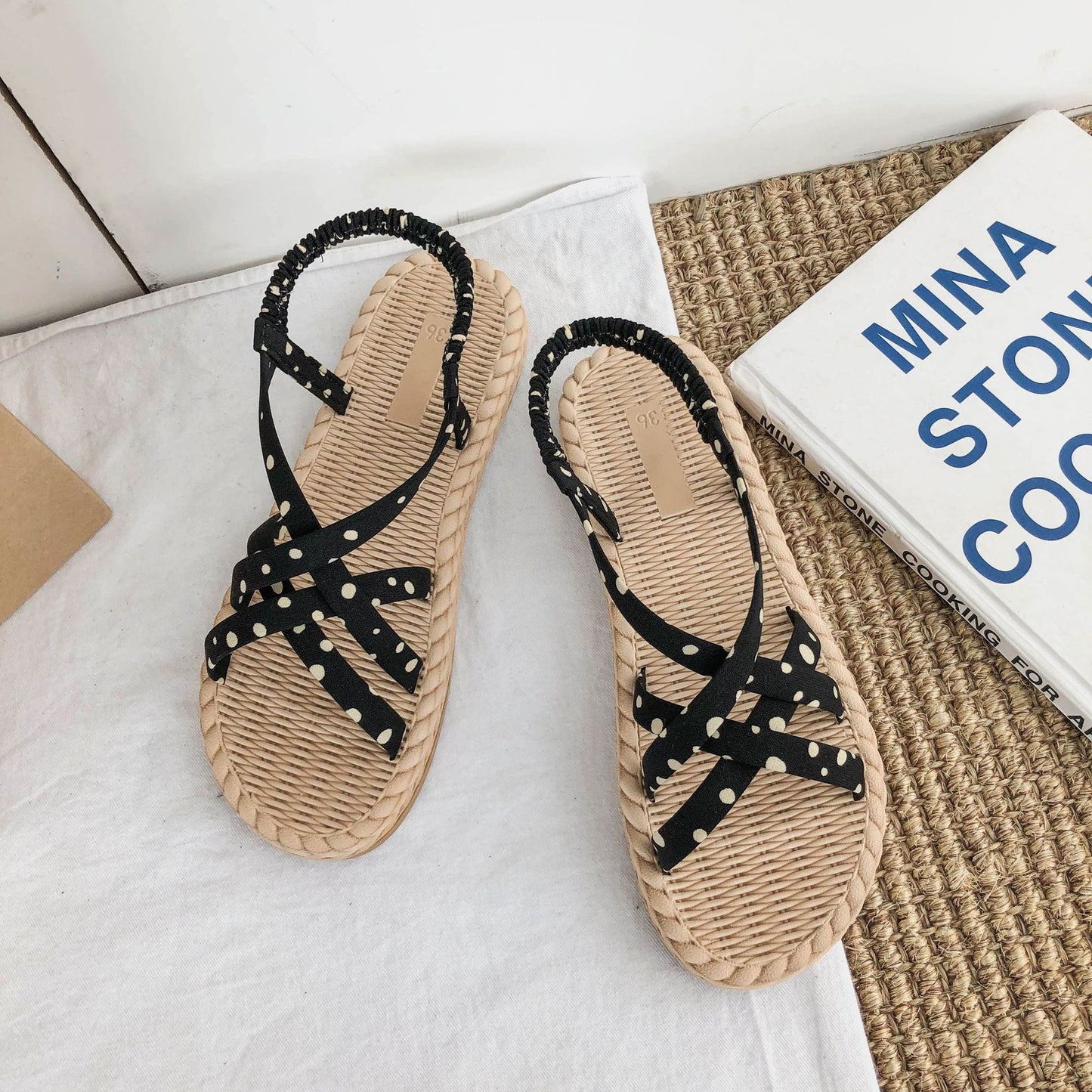 Sun Kissed Strides Roman Strap Sandals