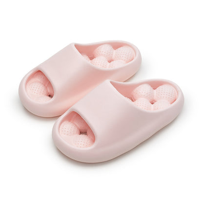 Anti Skid Cute Bubble Ball Women Bathroom Slippers