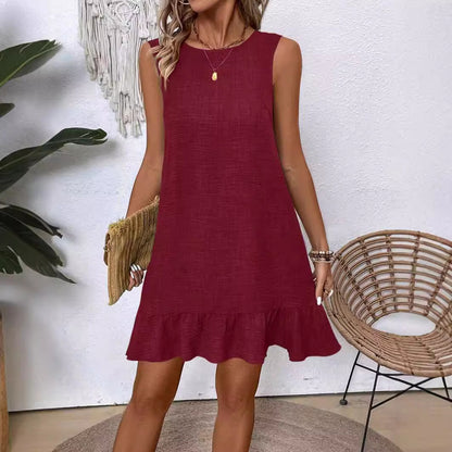 Ruffle Beach Dress | Summer Casual Dress & Vacation Outfit for Women