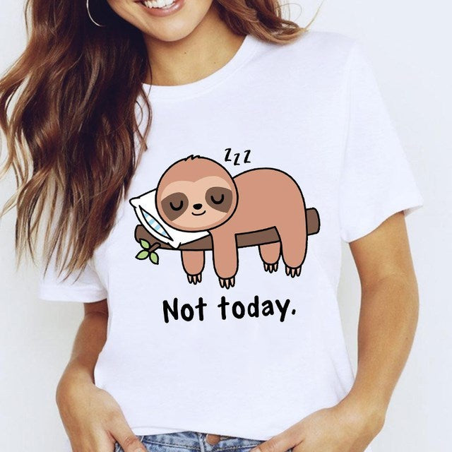 Harajuku Star Print T-Shirt – Women’s Casual Streetwear Tee, Trendy Graphic Outfit