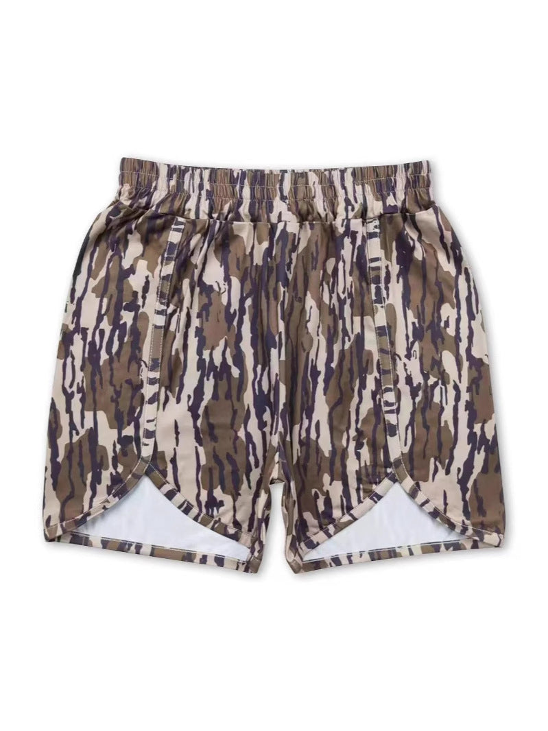 Camouflage High Waist Boxer Shorts Women – Athletic & Streetwear Outfit