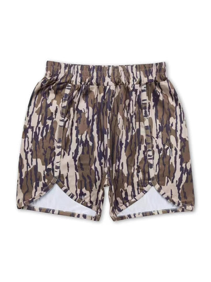 Camouflage High Waist Boxer Shorts Women – Athletic & Streetwear Outfit