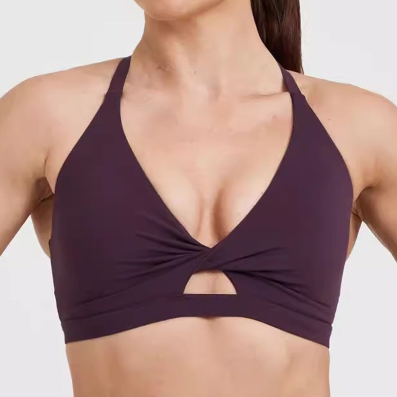 High-Grade Yoga Sports Bras – Shockproof Support & Stylish Design