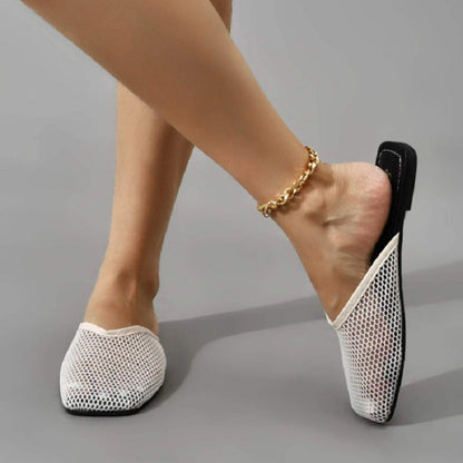 New Fashionable Air Mesh Flat Slippers
