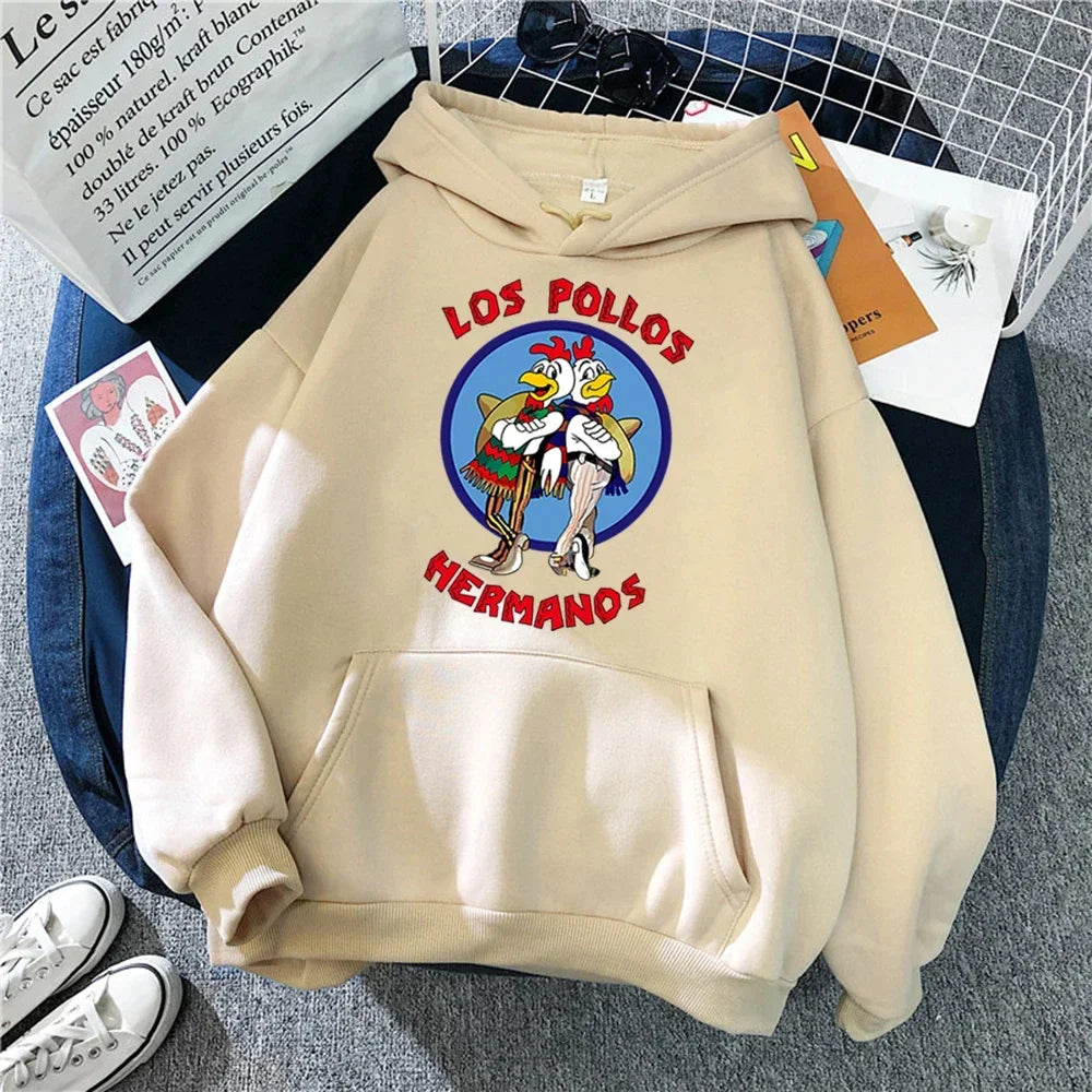 2025 Mens Fluffy Polar Fleece Hoodie Winter Loose Unisex Pullover Embroidery Hip Hop Sweatshirt Basic Tops For Men