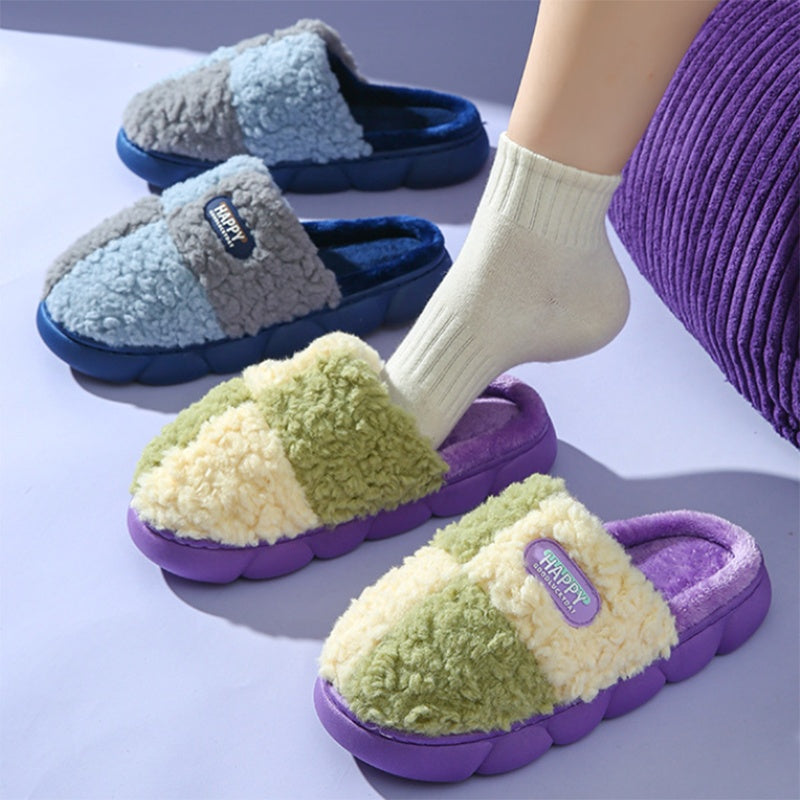 Super Soft Anti Slip Plush Women Slippers