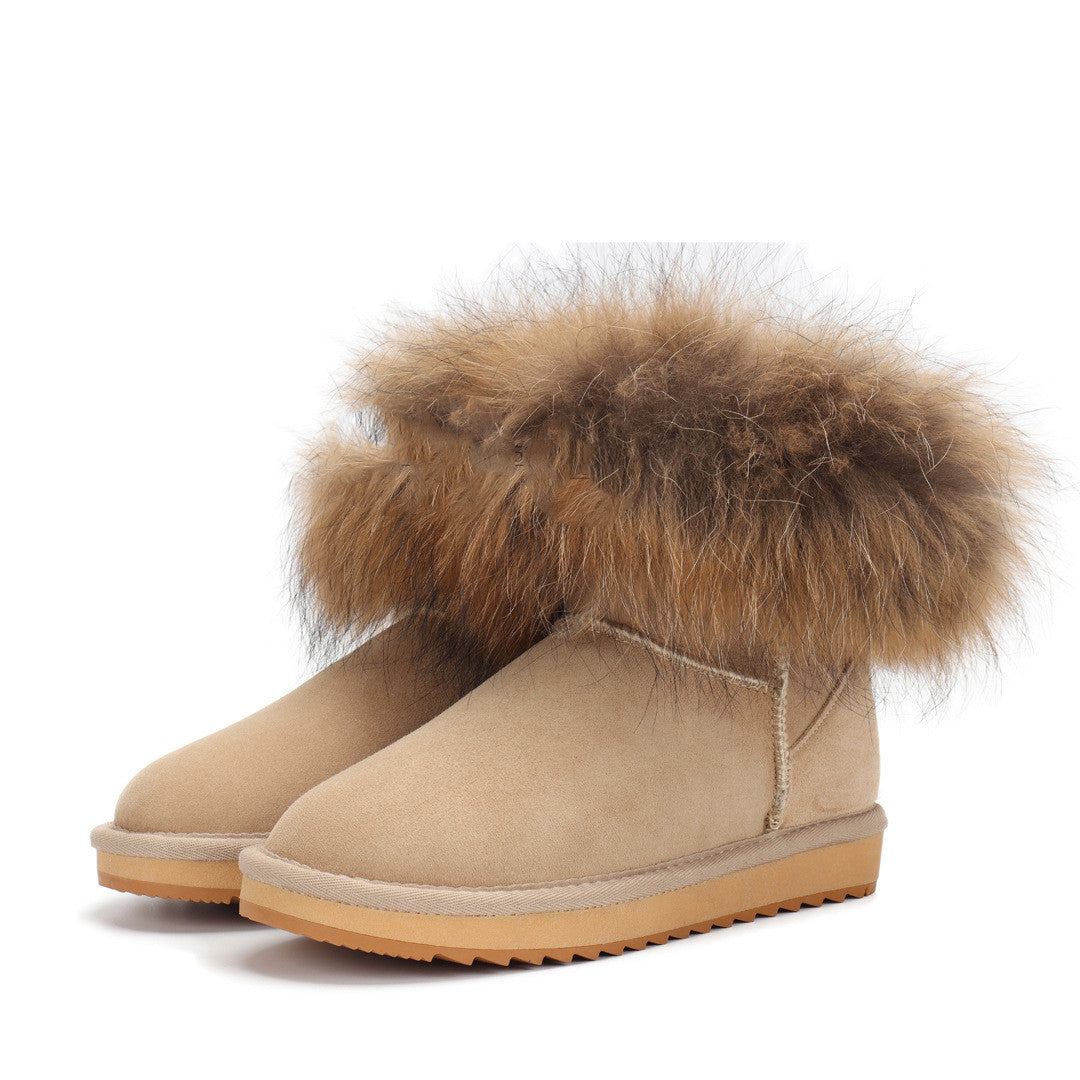 Casual Furry Softener Warm Snow Boots For Women