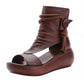 Summer Retro Gladiator Wedge Sandals for Women