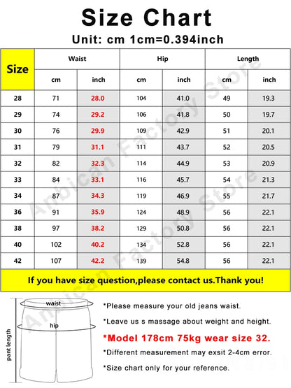 Men Breathable Cotton Knee-Length Big Size Denim Shorts