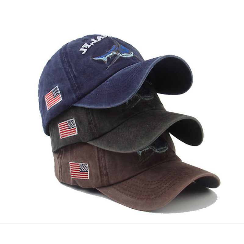 Vintage Ocean Gate Safety Technician Distressed Baseball Cap