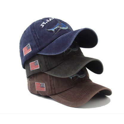 Vintage Ocean Gate Safety Technician Distressed Baseball Cap