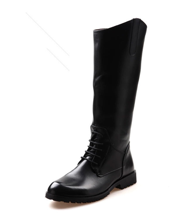 Unisex Waterproof Horse Riding Boots | Long PU Leather Equestrian & Streetwear Boots