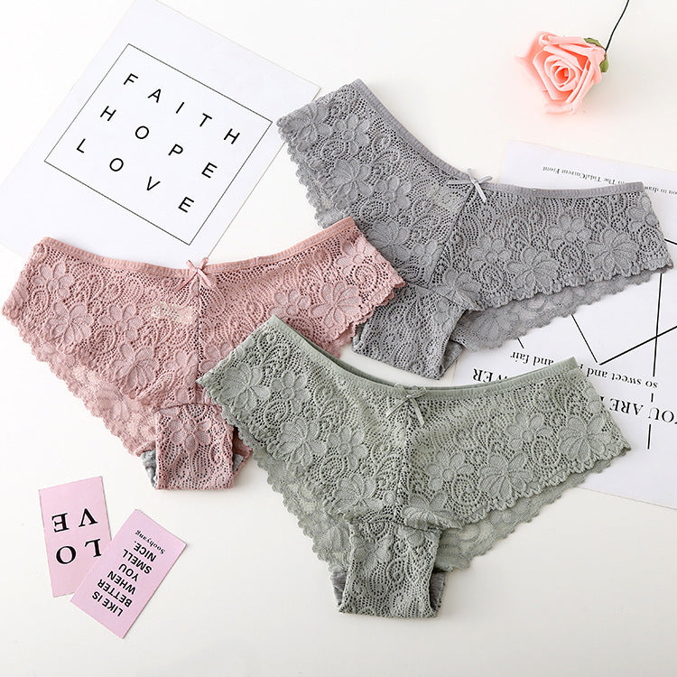 Olives Tanga Panties – French Lace Intimates with Breathable Cotton Comfort & Everyday Elegance