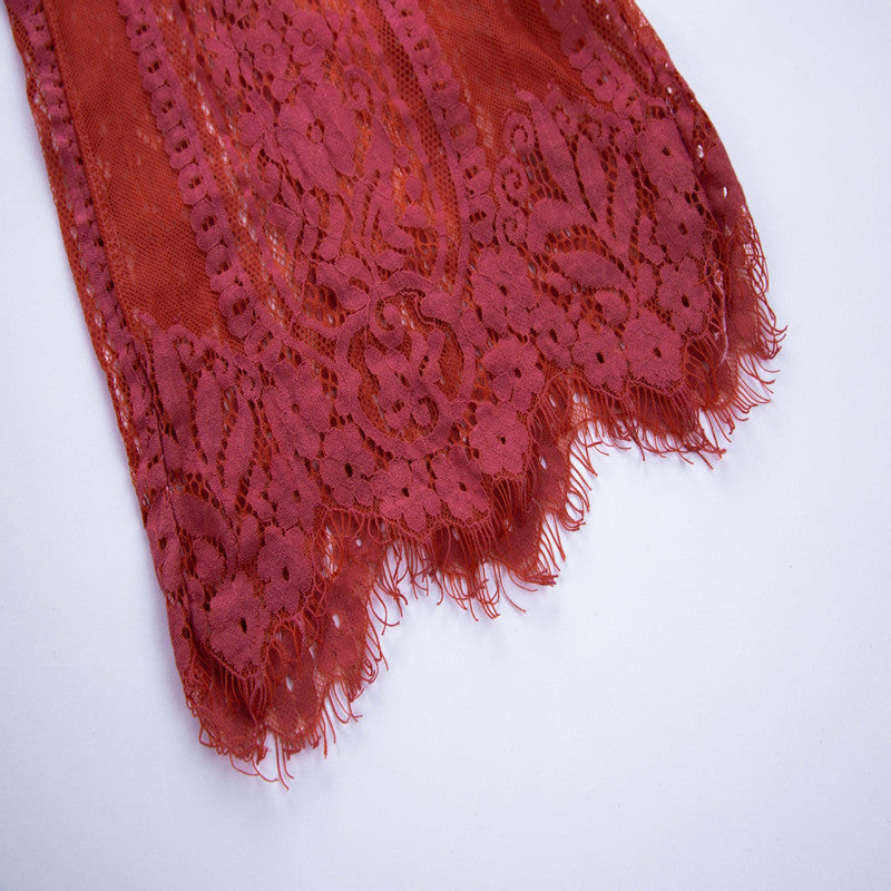 Sheer Lace Perspective Pants – High-Waist Feminine Summer Trousers