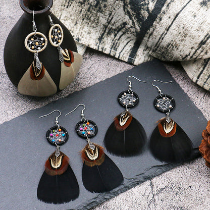 Earrings Boho Feather Statement Jewelry Accessories Trend 2025