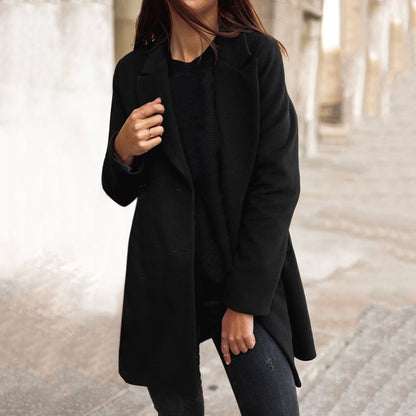 Premium Long Woolen Coat – Long Coats Aesthetic & Elegant Winter Outfits