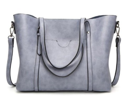 Hand-Painted Leather Handbag Artistic Everyday Use