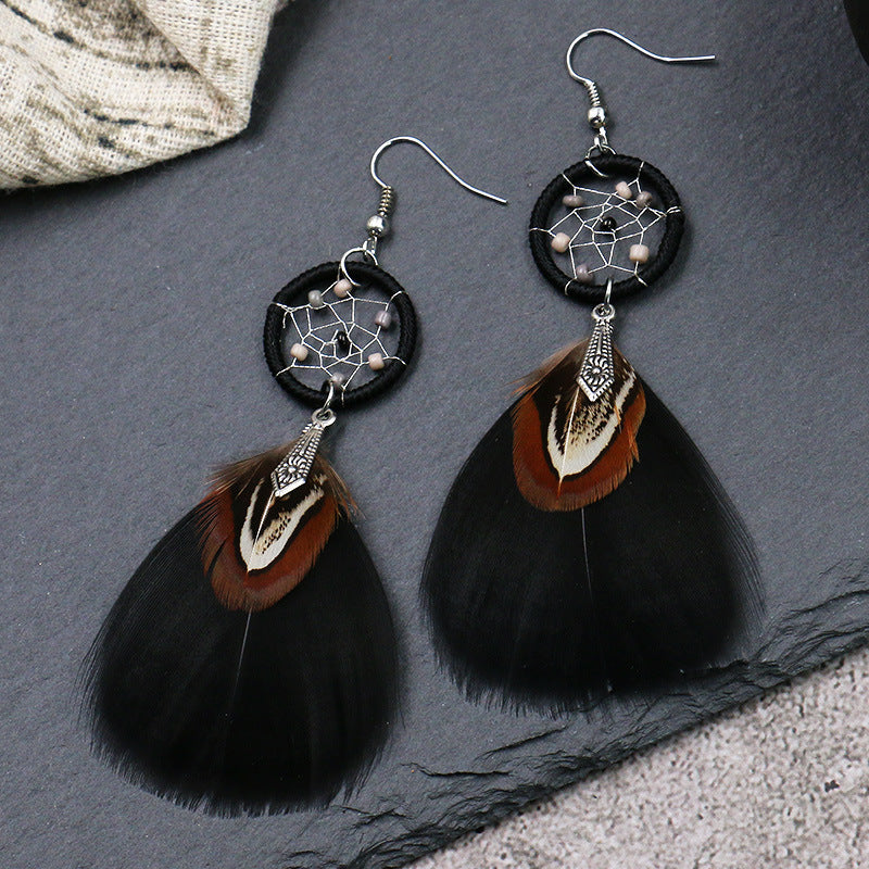 Earrings Boho Feather Statement Jewelry Accessories Trend 2025