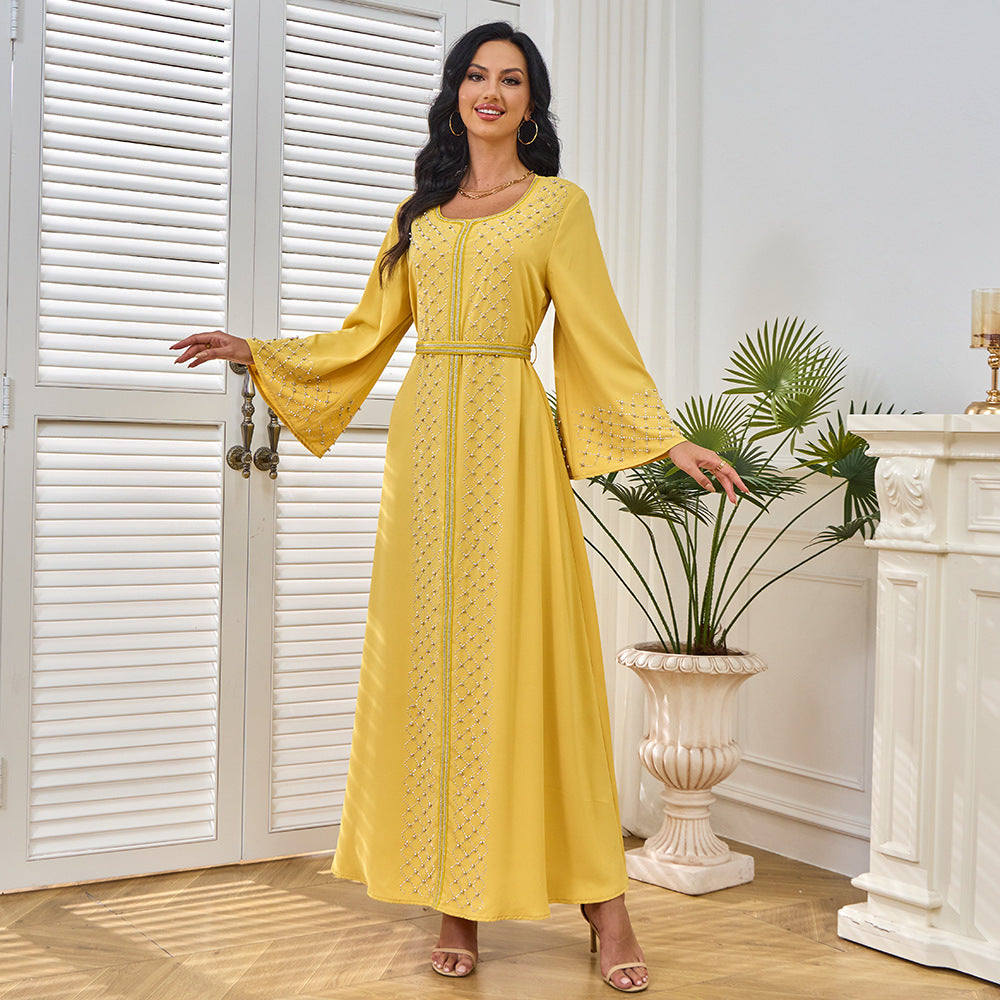 Yellow Long Party Dress