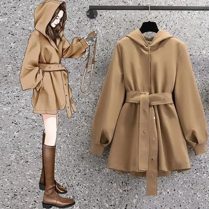 Hooded Trench Coat – Trench Coats Women Outfit Classy & Elegant Seasonal Outfits