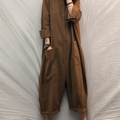 Women Loose Style Plus Size Jumpsuits